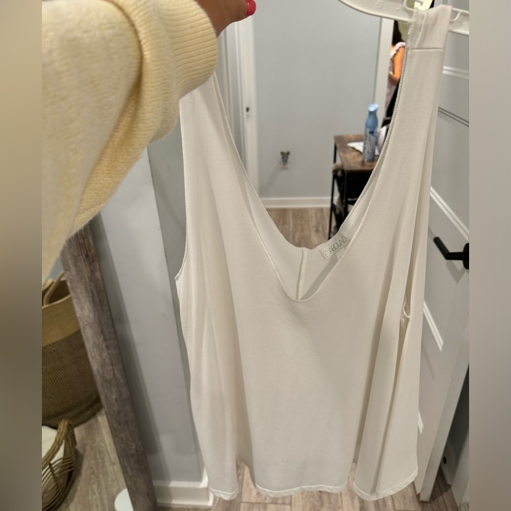 White tank blouse